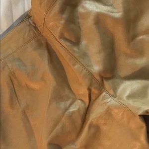 Leather shorts